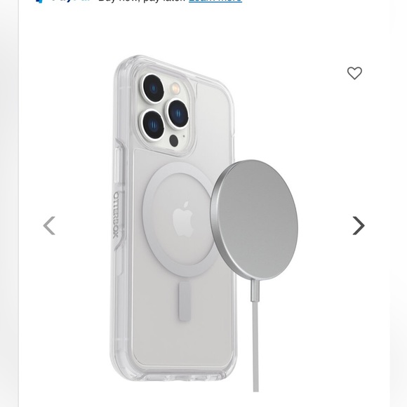 OtterBox iPhone 13 Pro Case for MagSafe
Symmetry Series Clear Antimicrobial - Picture 3 of 14